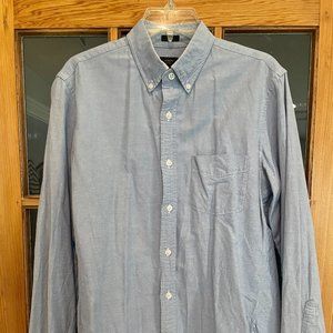 Men's J. Crew Long-sleeve Oxford (Medium) Light Blue